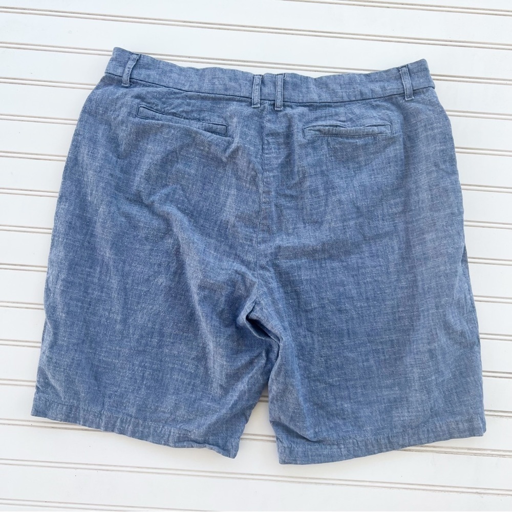 Chambray cotton shorts Croft & Barrow Size 16 - Picture 7 of 8